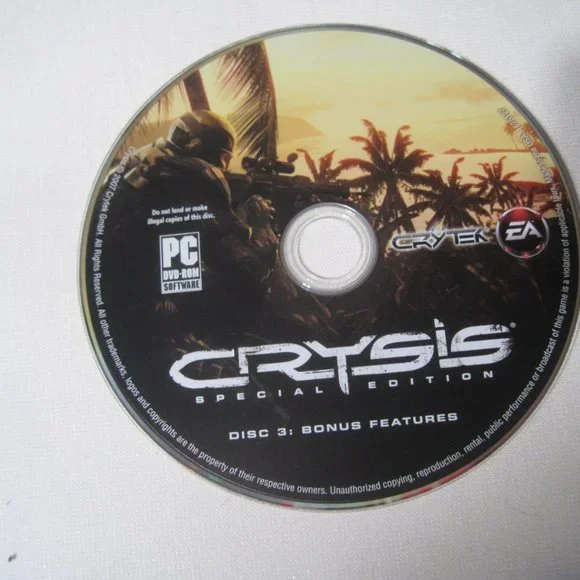 CRYSIS Limited Edition and CRYSIS WARHEAD and Wars PC Games (2008, rated M 17+) - Picture 10 of 16